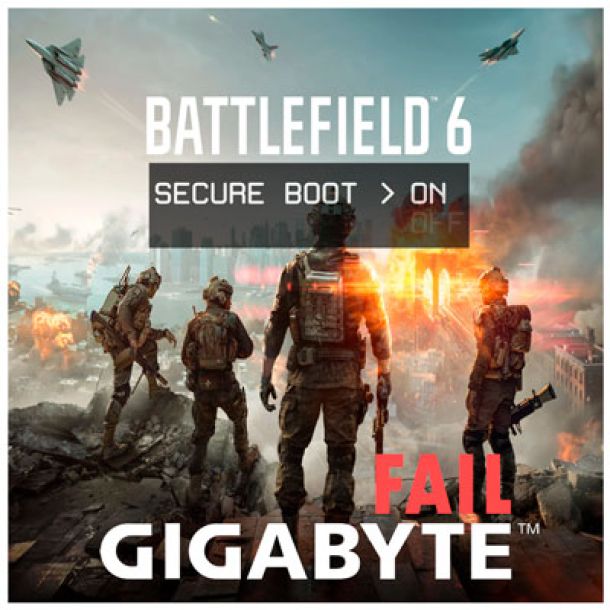 Не включается компьютер после включения Secure Boot на Gigabyte