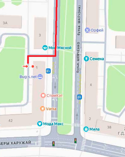 Карта маршрута