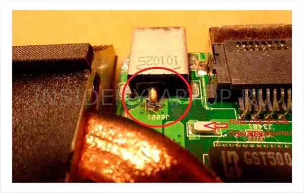 Сервисный центр по ремонту разъёмов ноутбуков ASUS